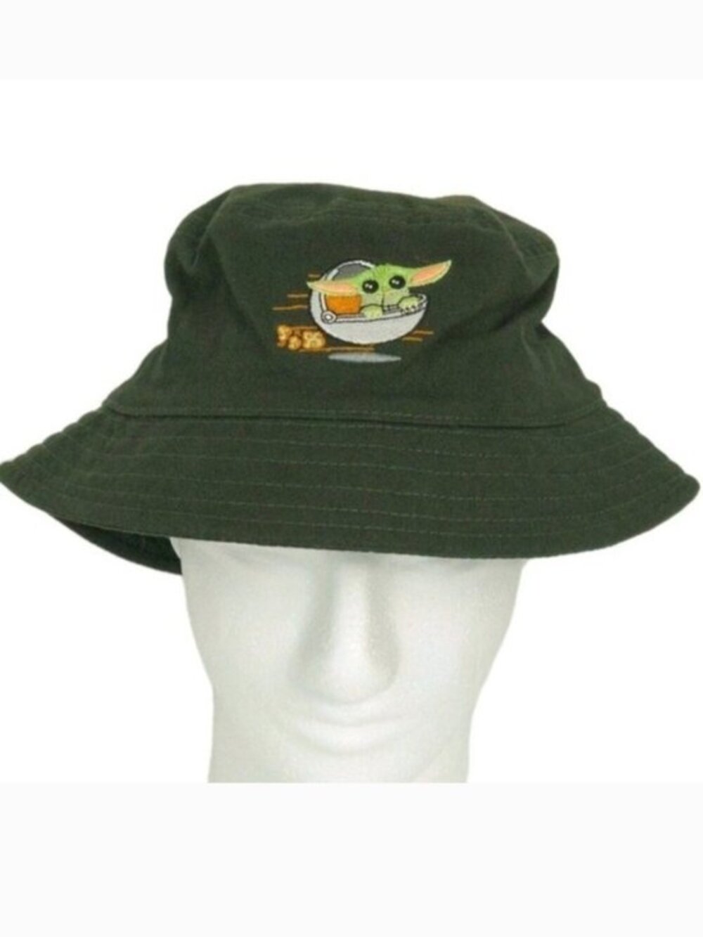 NWOT Star Wars‎ Baby Yoda Olive Green Madalorian Grogu Floppy Bucket Hat- Adult